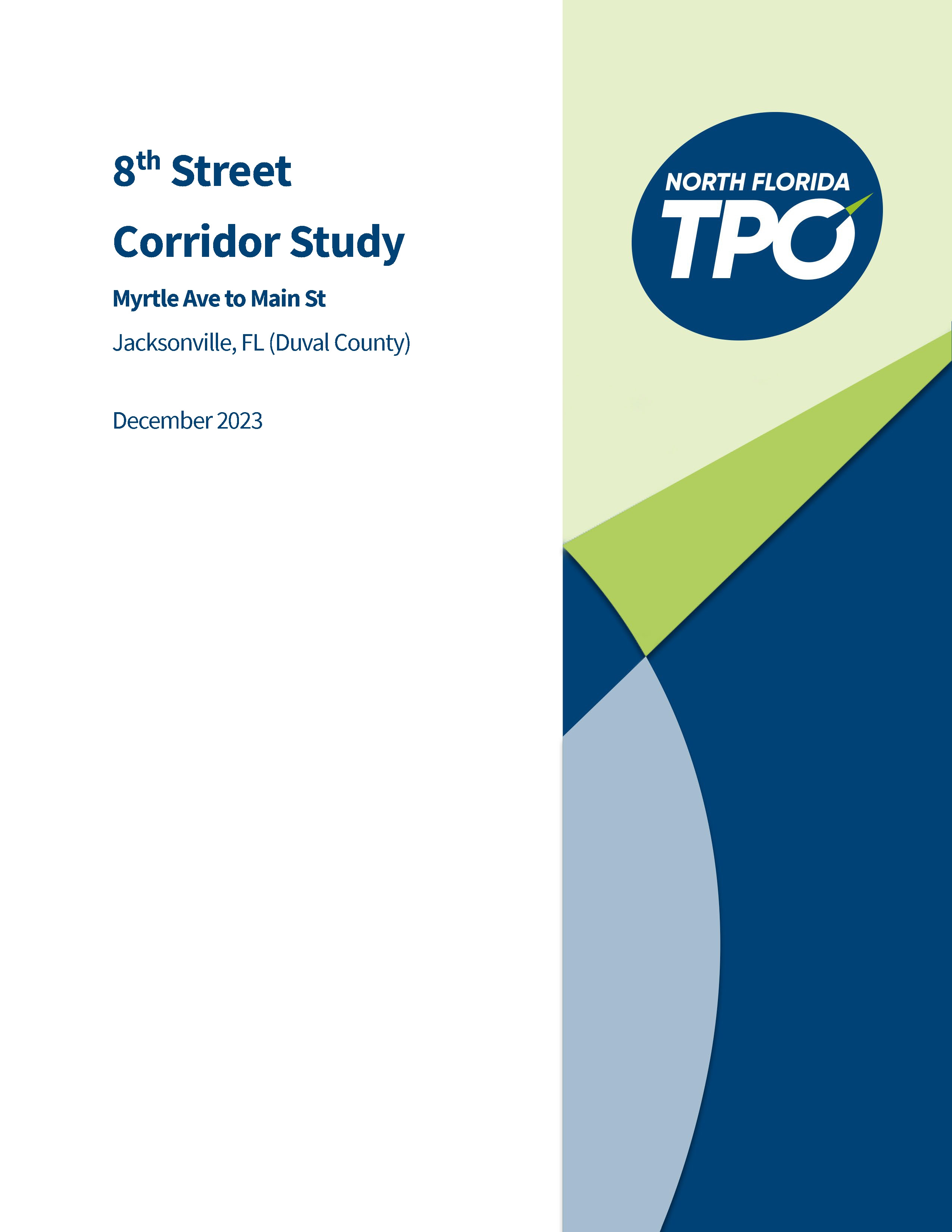 8th St Corridor Study cover